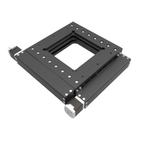 Координатный стол XY - XY-OF-100X100J - IntelLiDrives, Inc. - механизированный / 2 оси / для микроскопов