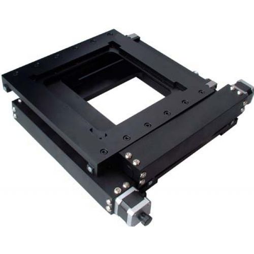 Координатный стол XY - XY-OF-100X100LY - IntelLiDrives, Inc. - механизированный / 2 оси / для микроскопов