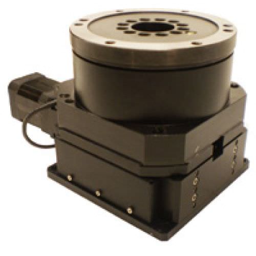 Вертикальный координатный стол - MLVT-120-5+SRT-01 - IntelLiDrives, Inc. - ротационный / механизированный / 1 ось