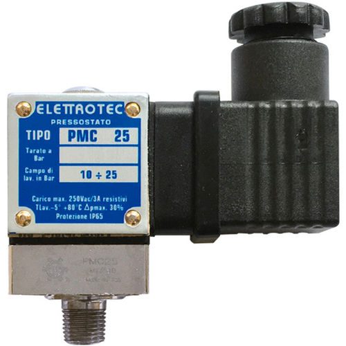 Прессостат с регулируемым поршнем - PMC - ELETTROTEC s.r.l. - мембранный / SPDT / на DIN-рейке