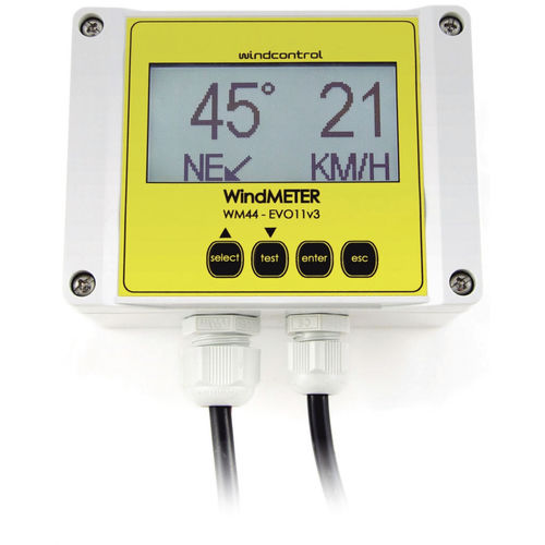 Табло для анемометра - WM44-EVO11 - NUOVA CEVA Automation - LCD / 128x64 / для наружного применения
