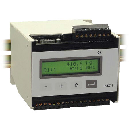 Transmetteur de pesage с аналоговым выходом - WST 3 - Vishay Nobel Transducers - с цифровым выходом / ModBUS RTU / на DIN-рейке
