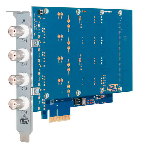 Плата захвата PCI Express - TPCE-1016-4S - Elsys AG - 4 канала / аналоговая / динамического сигнала
