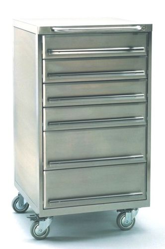 Транспортная тележка - 8002.5.022 - Schilling Engineering GmbH - из нержавеющей стали / с выдвижным ящиком / с роликами