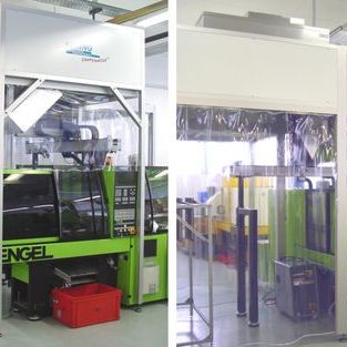 Чистое помещение палатка - 3000.4.200-01 - Schilling Engineering GmbH - для пластмассообрабатывающей промышленности / для медицинского материала / модульное