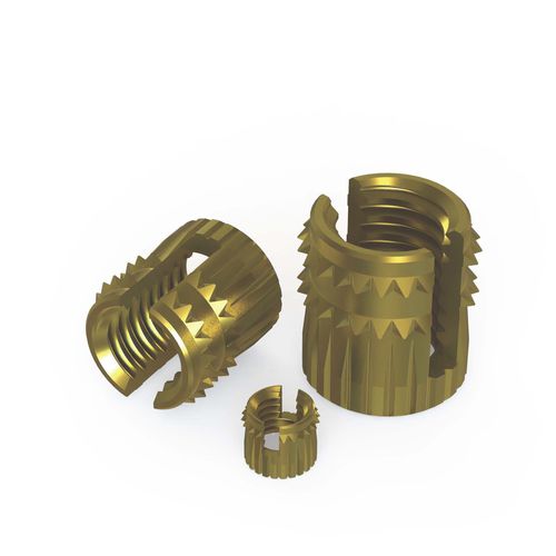 Резьбовая вставка - Insert-Plast STANDARD - Specialinsert s.r.l. - с расширением / латуни / круглая