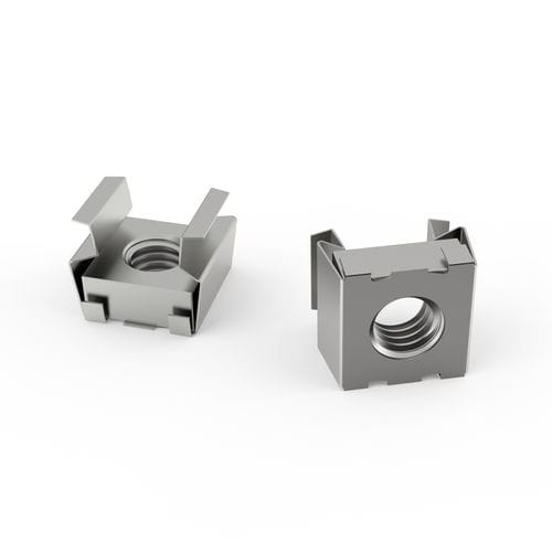 Гайка клетка - M03A53 - Specialinsert s.r.l. - квадратная / из нержавеющей стали / из стали