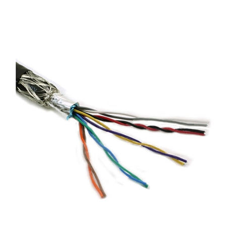 Бронированный электрический кабель - LTG-MPPE-05X2XAWG30B-UL21455-WH - ES&S Solutions - витая пара / из меди / без галогенов