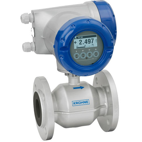 Электромагнитный расходомер - OPTIFLUX 2300 - KROHNE Messtechnik GmbH - объемный / для воды / для химических продуктов