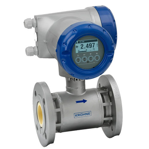 Электромагнитный расходомер - OPTIFLUX 5300 - KROHNE Messtechnik GmbH - объемный / для химических продуктов / для сточных вод