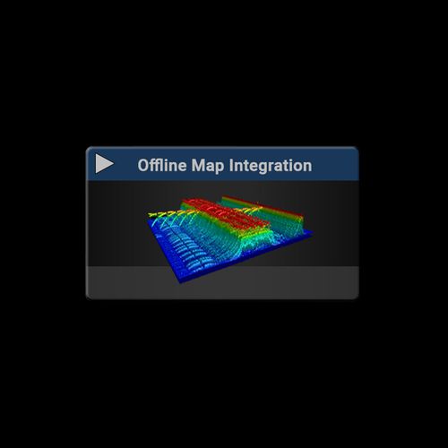 Программное обеспечение для картографии - Offline Map Integration - Aaronia AG - не в сети