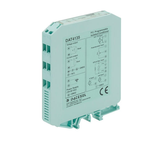 Преобразователь сигнала - DAT4235 - DATEXEL SRL - с 1 аналоговым входом / с 1 аналоговым выходом / для датчика RTD