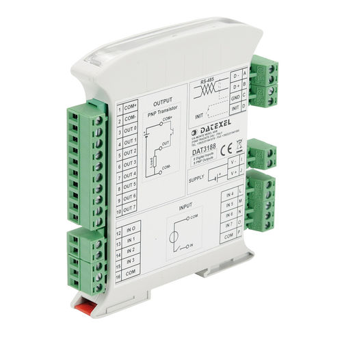 Цифровой модуль входа/выхода - DAT3188-4 - DATEXEL SRL - RS-485 / Modbus / 4 цифровых выхода