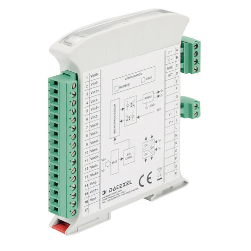 Аналоговый входной модуль - DAT3018 - DATEXEL SRL - ModBUS RTU / RS-485 / RS-232