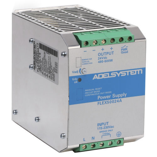 Источник электропитания на DIN-рейке - FLEX50024A - ADELSYSTEM - AC/DC / с одним выходом / стабилизированный