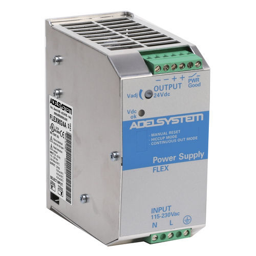 Источник электропитания на DIN-рейке - FLEX9024B - ADELSYSTEM - AC/DC / с одним выходом / стабилизированный