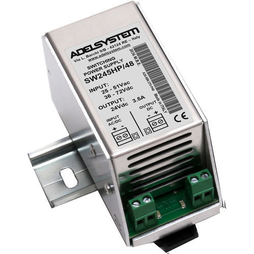 Источник электропитания на DIN-рейке - SW245HP/48 - ADELSYSTEM - DC/DC / AC/DC / с одним выходом