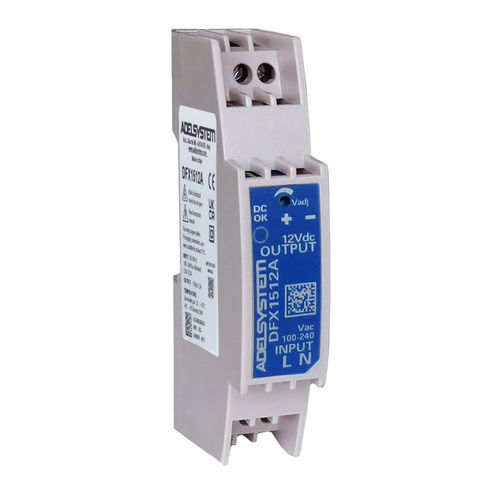 Источник электропитания на DIN-рейке - DFX1512A - ADELSYSTEM - 1U / AC/DC / с одним выходом
