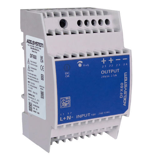 Источник электропитания на DIN-рейке - DFX60110 - ADELSYSTEM - DC/DC / AC/DC / с одним выходом