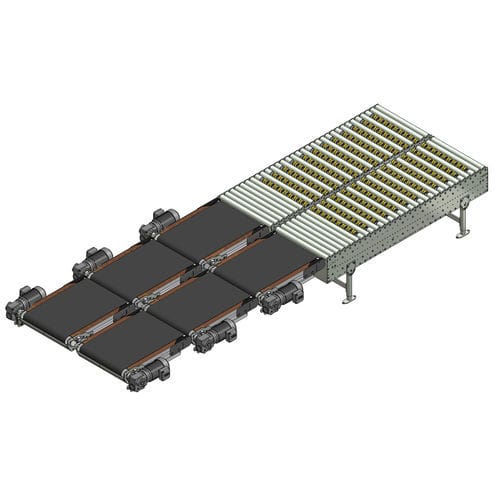 Роликовый конвейер - SmartSort®  - Transnorm System GmbH - совпадающий / транспортный / для разделения