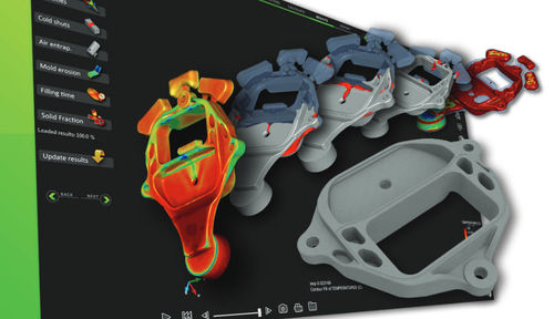 Программное обеспечение моделирования - solidThinking Click2Cast - ALTAIR - процесса