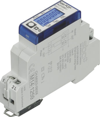 Монофазовый Электрический счетчик электроэнергии - ALD1 series - Saia Burgess Controls ( SBC ) - на DIN-рейке / 50 Гц