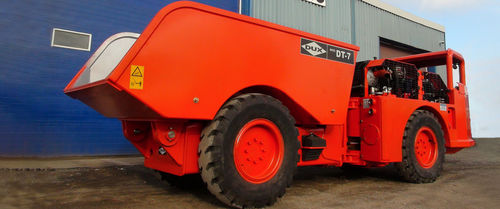 Шарнирный думпер - DT-7 - DUX MACHINERY CORPORATION - электрический / для подземной шахты