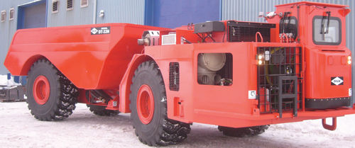 Шарнирный думпер - DT-33N - DUX MACHINERY CORPORATION - электрический / для подземной шахты