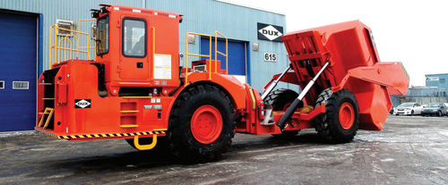 Шарнирный думпер - TD-50 - DUX MACHINERY CORPORATION - электрический / для подземной шахты / телескопический