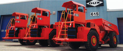 Шарнирный думпер - DT-20T - DUX MACHINERY CORPORATION - электрический / подземный