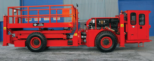 Самоходный ножничный подъемник - S1-SL6000S - DUX MACHINERY CORPORATION - электрический / для труднопроходимых участков местности / для горной индустрии