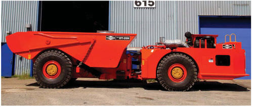 Шарнирный думпер - DT-26N - DUX MACHINERY CORPORATION - электрический / для подземной шахты