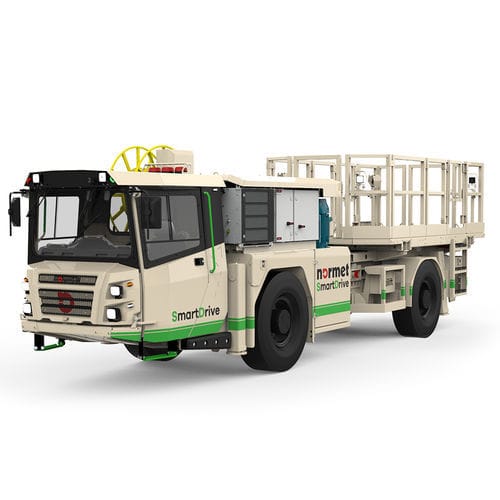 Ножничный подъемник на грузовике - UTILIFT MF 540 SD - Normet - электрический / для подземной шахты