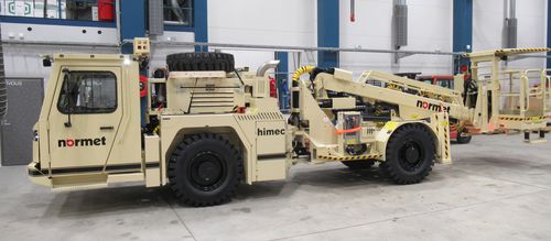 Телескопический подъемник на грузовике - HIMEC MF 905 - Normet - электрический / для туннеля / для подземной шахты