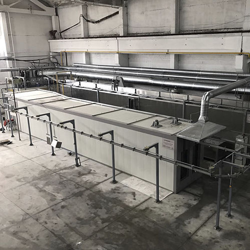 Печь для порошковой окраски - STR TEKNIK MAKINA - горячим воздухом