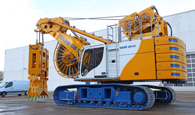 Грейфер со стенкой из бетона, уложенного на месте - GB 50 - BAUER Maschinen GmbH - гидравлический