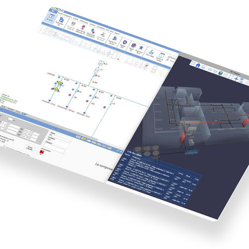 Программное обеспечение для электрического расчета - elec calc™ BIM - TRACE SOFTWARE INTERNATIONAL - электрическая разработка / BIM / для определения размеров