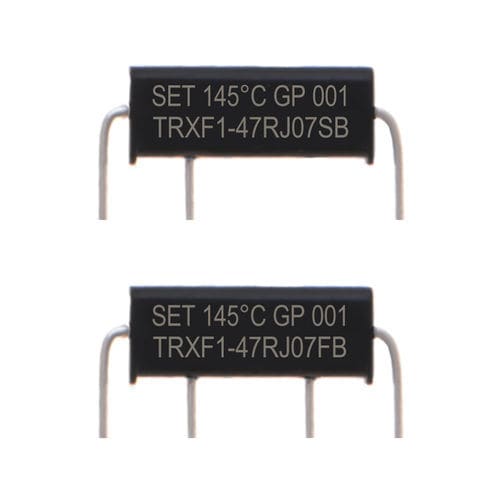 Резистор в катушке - TRXF1 series - Xiamen SET electronics Co.,Ltd - для защиты от сверхтоков / встроенный / вставляемый