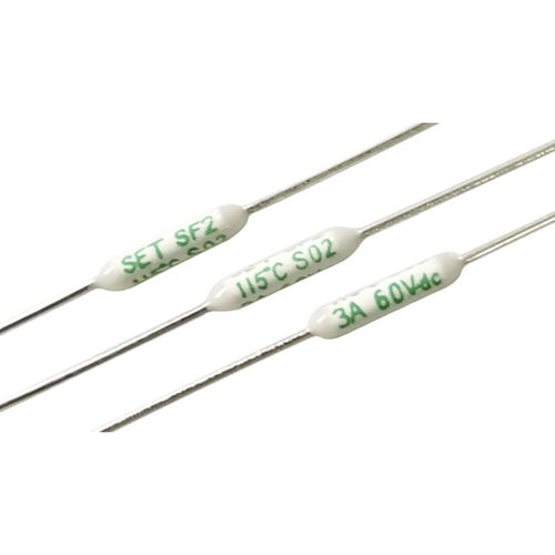 Осевой предохранитель - SF series - Xiamen SET electronics Co.,Ltd - термический / из керамики / для батареи