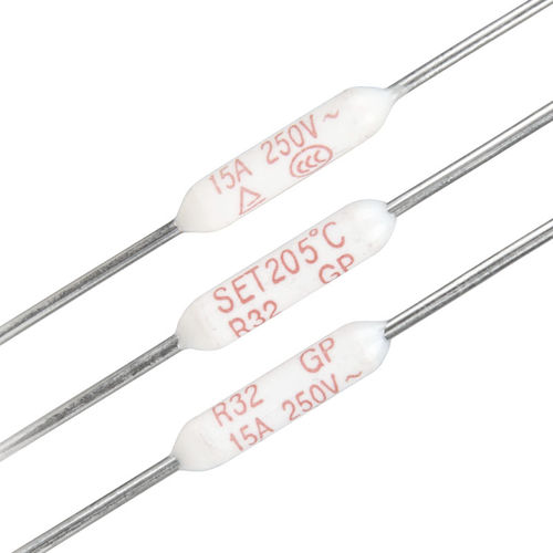 Осевой предохранитель - R series - Xiamen SET electronics Co.,Ltd - термический / из керамики / для освещения