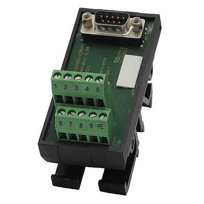 Монтируемый модуль передачи данных на DIN-рейке - USV-S-15-S - KALEJA GmbH - с винтовым клеммником / для кабеля