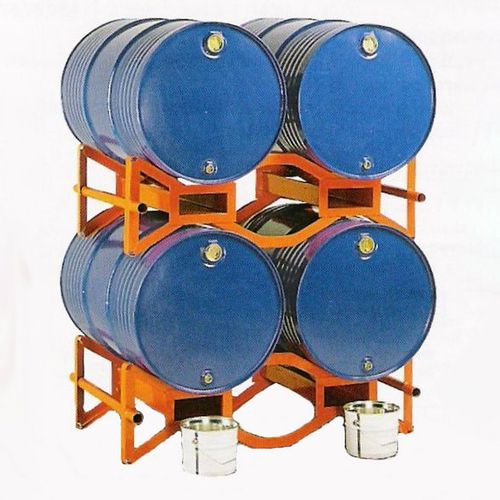Опора для бочек - BS86 - VEAB - из нержавеющей стали / из стали / штабелируемая