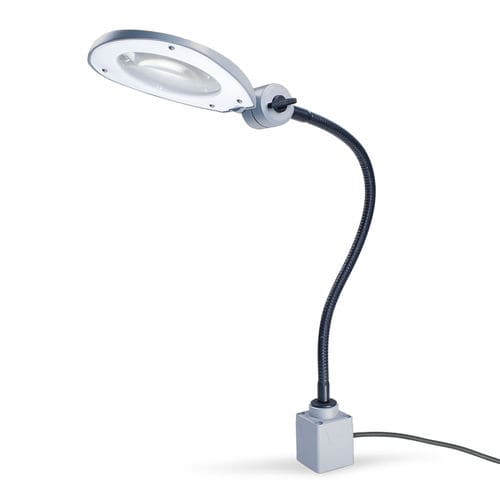Лупа светодиодная лампа - CENALED LENS Flexarm AC - LED2WORK GmbH - для верстака / для контроля качества / рабочая