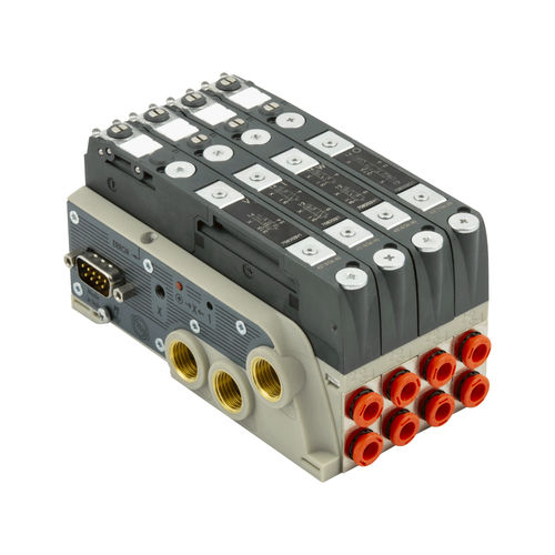 Электромагнитный клапан с прямым приводом - EB 80 BOXI - METAL WORK - 2 канала / воздух / модульный