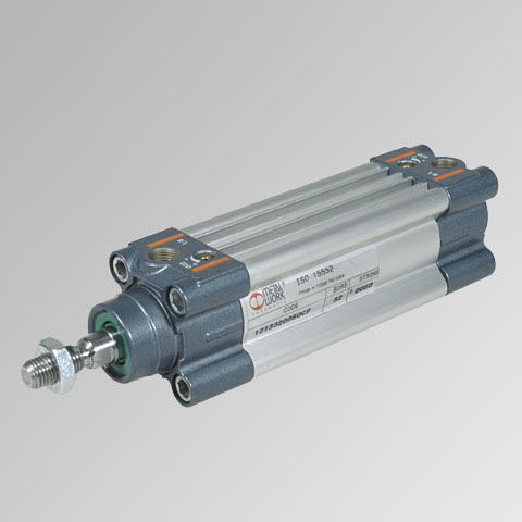 Пневматический цилиндр - 3 - METAL WORK - со стержнем / двойного действия / ISO 15552