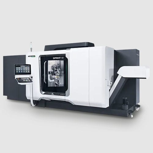 Токарный станок ЧПУ - SPRINT 50 - DMG MORI - 4 оси / VDI 25 / 12 инструментов