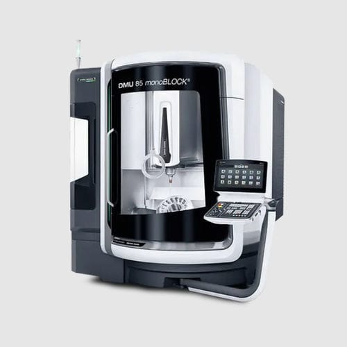 Обрабатывающий центр 5 осей - DMU 85 (FD) monoBLOCK - DMG MORI - вертикальный / с поворотным столом / для автомобильной промышленности