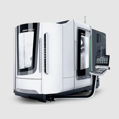 Обрабатывающий центр 5 осей - DMC 100 U (FD) duoBLOCK - DMG MORI - вертикальный / для резки / прецизионный