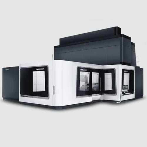 Обрабатывающий центр 5 осей - DMU 600 P (FD) - DMG MORI - универсальный / с двойным столом / для крупногабаритных деталей