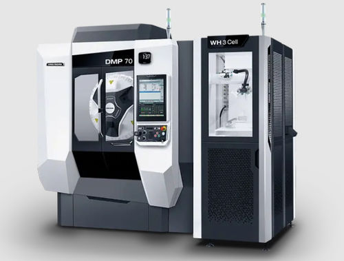 Роботизированная ячейка для разгрузочно-погрузочных работ - WH 3 Cell - DMG MORI - для оборудования для токарной обработки / компактная